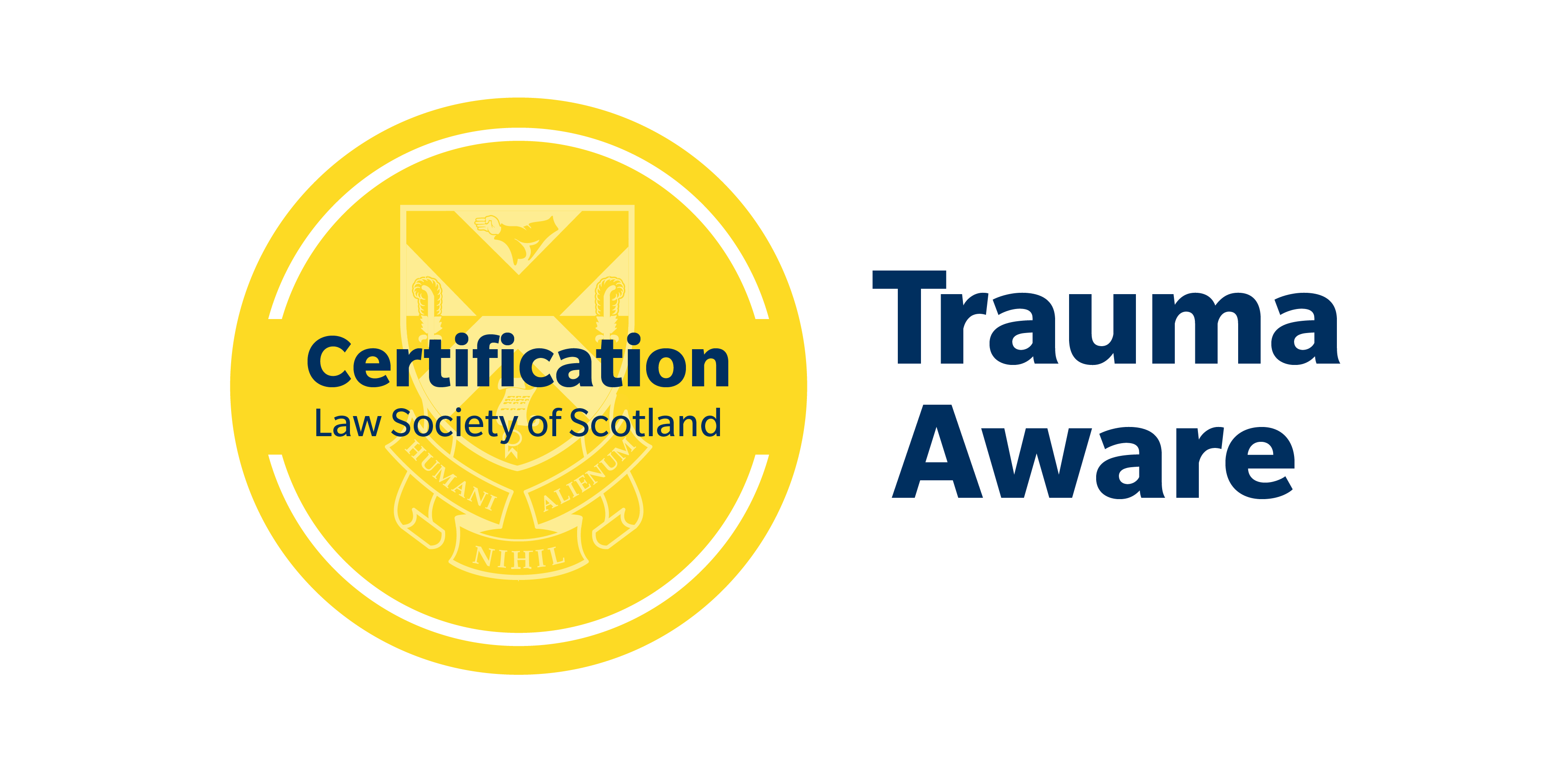 Certification by Law Society of Scotland for Trauma Aware course