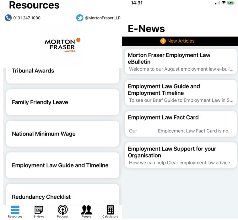 MF Employment Law App