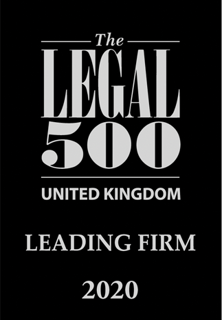 Legal 500 2019/20 Leading Firm 